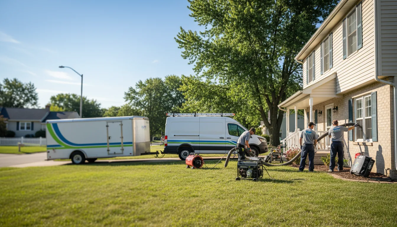 Flooded Basement Restoration And Cleanup With Repair in Baldwin, IA near me
